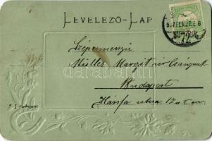 1907 Lady. Emb. floral (EB)
