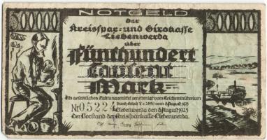 Német Birodalom/Weimari Köztársaság/ Liebenwerda 1923.8.8. 500.000M T:III