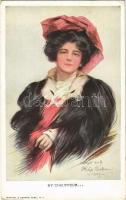 My chauffeur. Lady art postcard. Reinthal & Newman Series 95. s: Philip Boileau (EK)