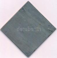 1940. "Balatonkenesei Sporthét / Székesfővárosi Tenisz Bajnokság 1940" egyoldalas ezüstözö...