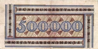 Német Birodalom/Weimari Köztársaság/Nürnberg 1923.8.11. 500.000M (3x) 2klf szériabetűvel T:II,III