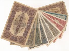 1920. 1K + 2K (2x) + 10K (2x) + 20K (2x) + 50K + 100K + 1923. 100K T:vegyes, foltos