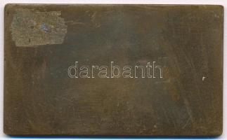 1933. "MAGYAR ATHLETIKAI CLUB - MAC-1933" Br plakett (81x49mm) T:1-