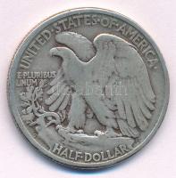 Amerikai Egyesül Államok 1947. 1/2$ Ag "Walking Liberty" T:3 
USA 1947. 1/2 Dollar Ag &qu...