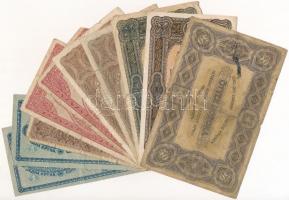 1920. 1K (2x) + 2K (2x) + 10K (2x) + 20K (2x) + 50K + 1923. 100K T:vegyes