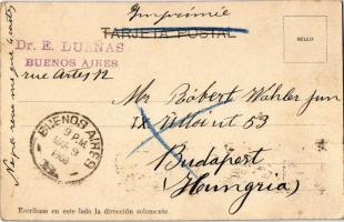 1908 Buenos Aires, Escuela Rivadavia / school. TCV card