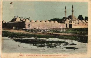 1906 Damascus, Dervicherie de Damas, Sejour des Pelerins se rendant a la Mecque / mosque. Edition Bonfils (Beyrouth) (cut)