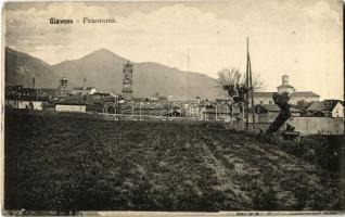 1911 Giaveno, Panorama / general view. Ed. fot. E. Bienca (EK)