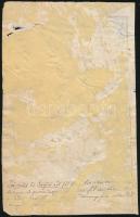 Jelzés nélkül, feltehetően XIX. század: Hölgy népviseletben. Akvarell, tus, papír, sérült (több hely...