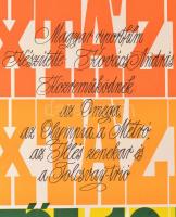 1969 Extázis 7-től 10-ig, magyar riportfilm plakát, rendezte: Kovács András, közreműködnek: Omega, O...