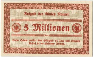 Német Birodalom/Weimari Köztársaság/ Rauxel 1923.8.25. 5000.000M T:II/III