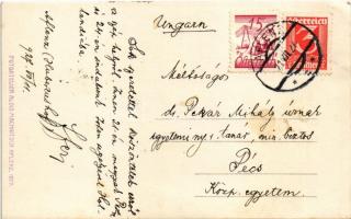 1927 Aflenz Kurort, Alt-Aflenz; street view, church. Fotoatelier Alois Machnitsch photo