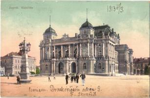 1913 Zagreb, Zágráb; Kazaliste / Theatre