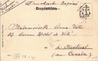 1905 Kapronca, Kopreinitz, Koprivnica;  Gospodska ulica, Ljekara K' Orlu Apotheke / utca, gyógy...