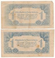 1944. 1P (2x) " A Vöröshadsereg Parancsnoksága" sorszám nélküli T:III,III- foltos Adamo P4...