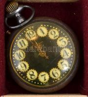 15 darabos, különféle márkájú zsebóra gyűjtemény, közte Enigma, Haller, Sigma. Tárolódobozban, valam...