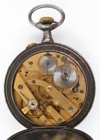 15 darabos, különféle márkájú zsebóra gyűjtemény, közte Enigma, Haller, Sigma. Tárolódobozban, valam...