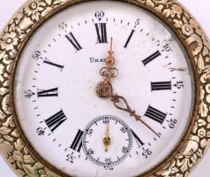 15 darabos, különféle márkájú zsebóra gyűjtemény, közte Enigma, Haller, Sigma. Tárolódobozban, valam...