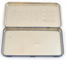 cca 1993-99, Westel 900 fém doboz fedéllel, enyhén kopott, 11,5x23x2 cm