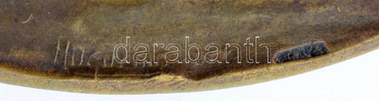 1915. "1914-1915" Br repülős emlékérem "Huguenin" gyártói jelzéssel (53g/50mm) T...