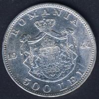 Románia 1944. 500L Ag I.Mihály T:2