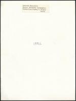 Deutsche Grammophon Production: Leonard Bernstein vezényel, fotó, é.n., 23,5x17,5 cm