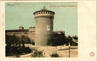 Milano, Milan; Torrione del Castello Sfozesco / castle, tower
