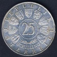 Ausztria 1958. 25Sch Ag "Carl Auer von Welsbach" T:2