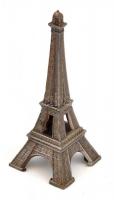 Kölni dóm és a  párizsi Eiffel-torony, 2 db fém miniatűr, m: 6 és 8 cm