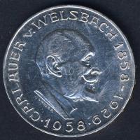 Ausztria 1958. 25Sch Ag "Carl Auer von Welsbach" T:2