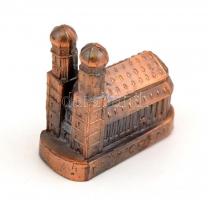 Frauenkirche München, kölni dóm, brüsszeli városháza, 3 db fém miniatűr