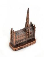 Frauenkirche München, kölni dóm, brüsszeli városháza, 3 db fém miniatűr