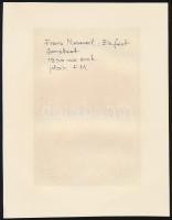 Frans Masereel (1889-1972): Elefánt, fametszet, papír, jelzett a metszeten, 16×10,5 cm