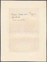 Frans Masereel (1889-1972): Tigris, fametszet, papír, jelzett a metszeten, 16×10,5 cm