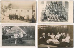 57 db régi fotó képeslap