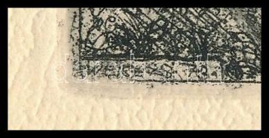 Weisz Zsuzsa (1925-?): Fünfkirchen (Pécs). Rézkarc, papír, jelzett a karcon, 11,5×19 cm. / Zsuzsa We...