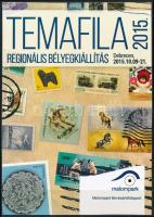 2015 TEMAFILA Regionális Bélyegkiállítás, Debrecen emlékív