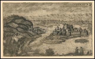 Weisz Zsuzsa (1925-?): Tokay (Tokaj). Rézkarc, papír, jelzett a karcon, 11,5×19 cm