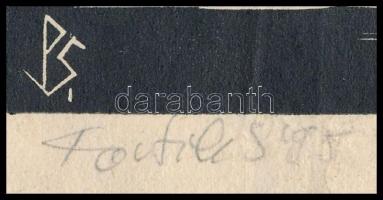 Portik Sándor (1959-), 2 db mű: Both vára (Erdély, Gyergyószentmiklós). Linómetszet, papír, jelzett,...