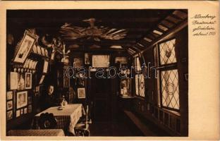 Nürnberg, Nuremberg; Bratwurst glöcklein erbaut 1313 / restaurant interior, So. Stpl