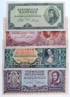 1946. 7db-os vegyes magyar pengő bankjegy tétel T:I--III szép papír