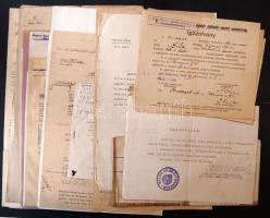 1916-1948 57 db érdekes katonai vonatkozású irat