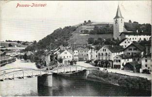 Passau, Ilzstadt / river, bridge, church (pinhols)