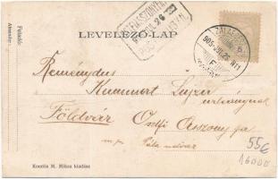 1905 Zalaegerszeg, új izraelita templom, zsinagóga. Komlós M. Miksa kiadása (r)