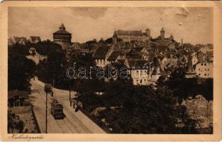 Nürnberg, Nuremberg; Hallertorpartie / trams (b)