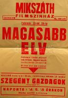 1946-cca 1970 6 db régi mozi és színházi plakát