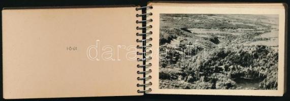 Szováta, gyógyfürdői emlék, kis fényképfüzet 20 oldal hátoldalon feliratozott, 6×9 cm