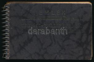 Szováta, gyógyfürdői emlék, kis fényképfüzet 20 oldal hátoldalon feliratozott, 6×9 cm