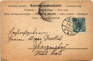 1904 SM Schiff "Pelikan" Torpedodepotschiff und Admiralsyacht. Druck u. Verlag von Kleinma...