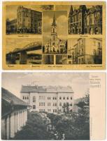 Budapest IV. Újpest - 2 db régi képeslap / 2 pre-1945 postcards